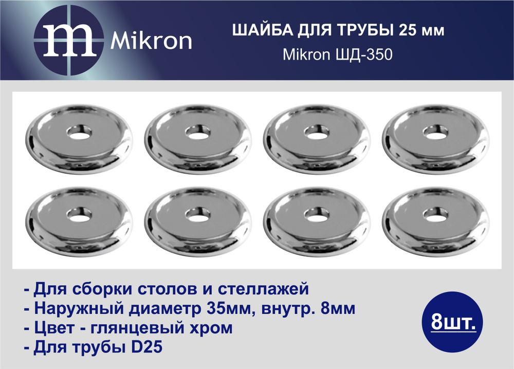 Узел разрыва (шайба декоративная ШД-350) для сборки стеклянного или из ...