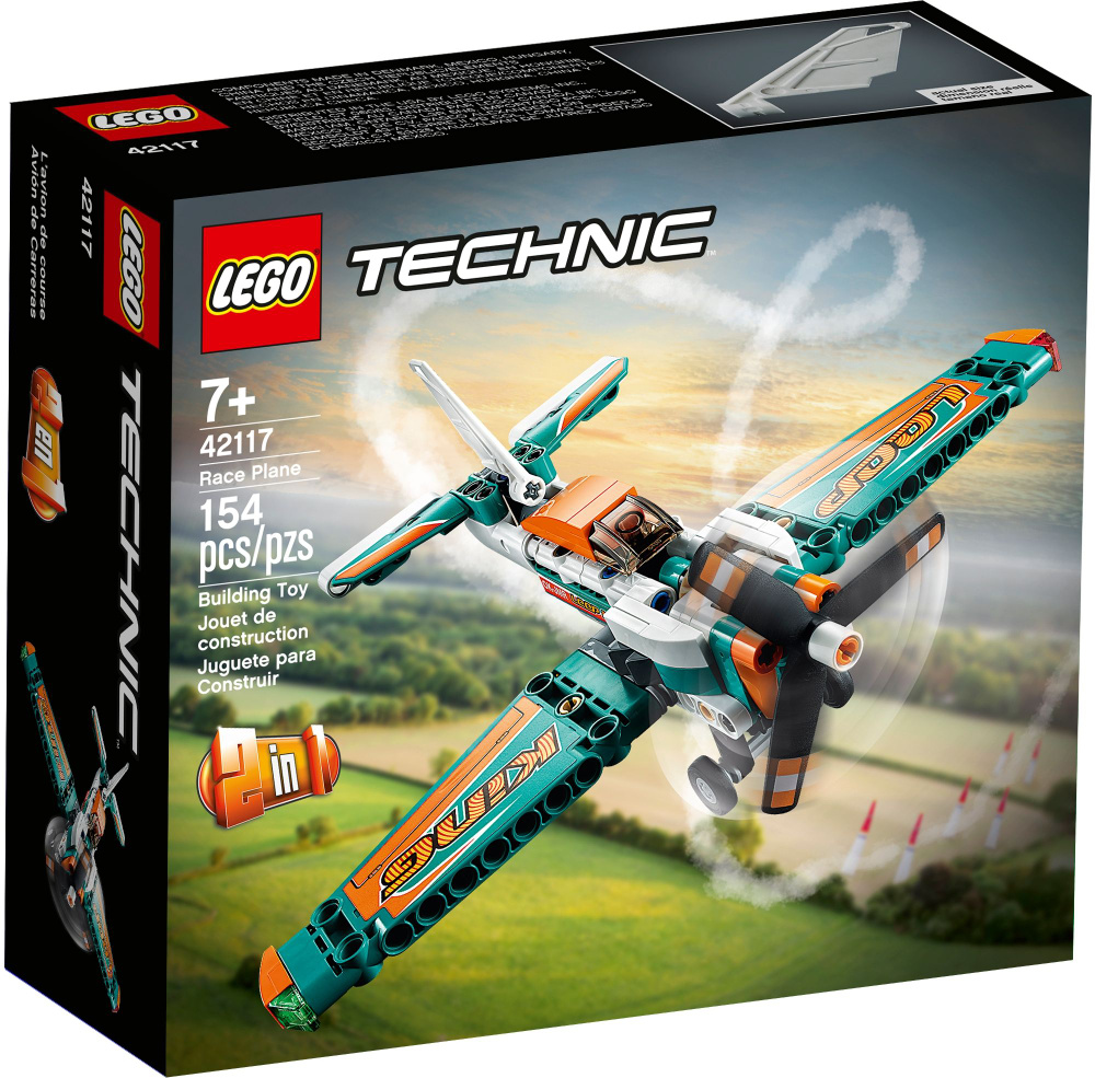 Лего Technic серия, LEGO Конструктор, лего 42117 Гоночный самолёт, Игрушки  Lego для мальчиков и девочек