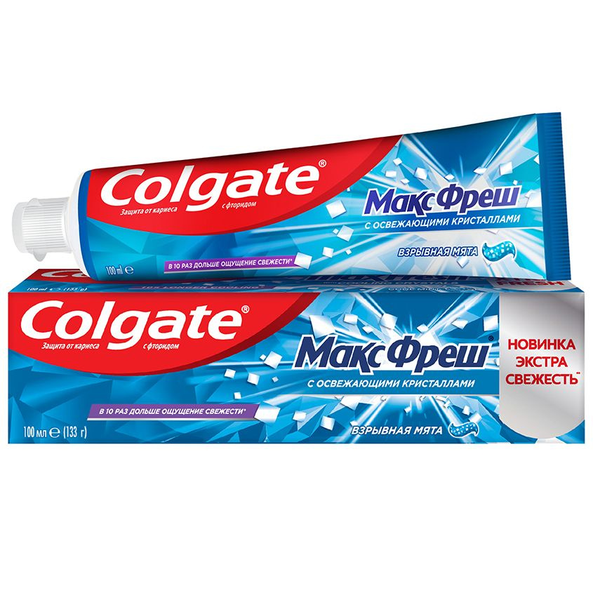 Паста зубная COLGATE MAX FRESH Взрывная мята 100 мл #1