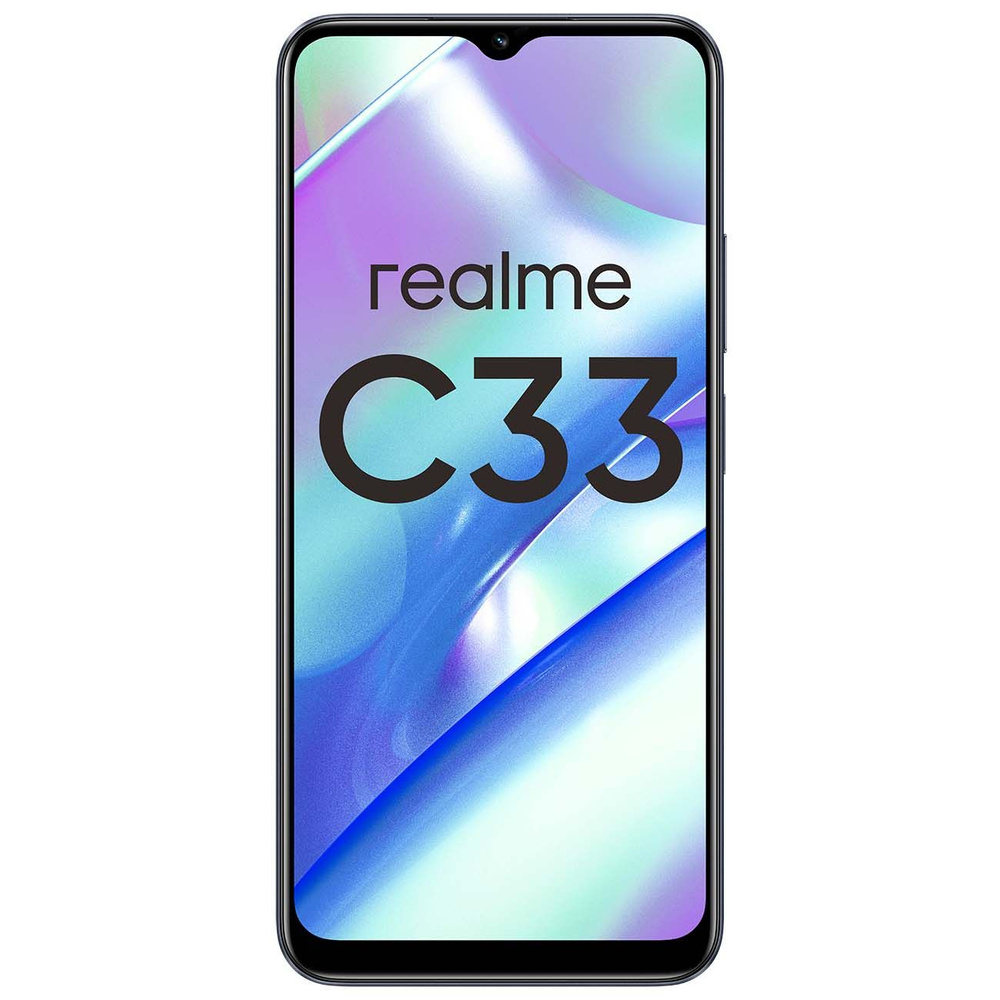 realme Смартфон C33 4/64Gb Night Sea 4/64 ГБ, черный