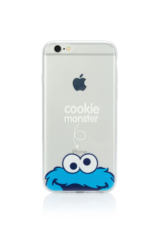 Чехол силиконовый "Cookie monster" iPhone 6 / 6S #1