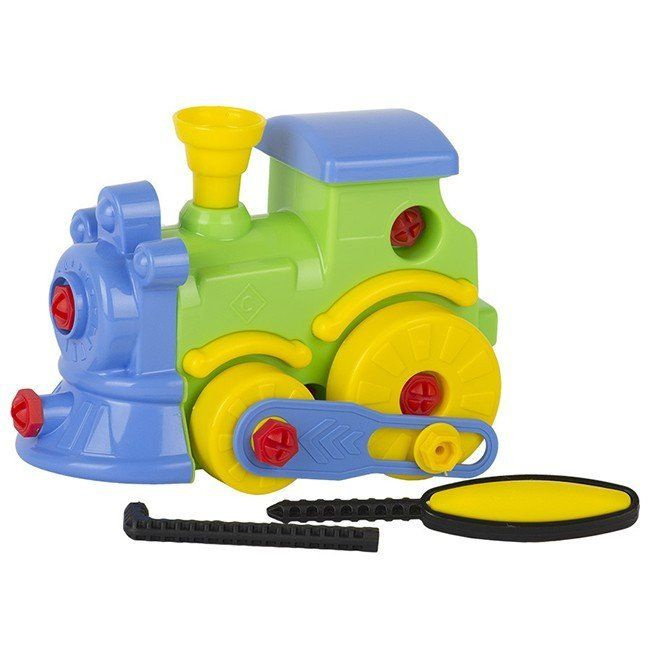 Конструктор пластиковый для детей Паровозик - купить с доставкой по ...