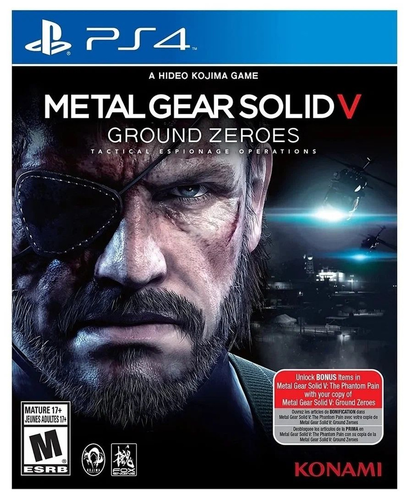 Игра Metal Gear Solid V: Ground Zeroes (PlayStation 4, Русские субтитры)