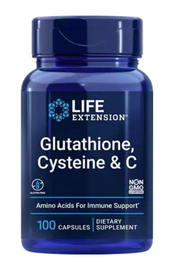 Life Extension Glutathione Cysteine C 100 капсул #1