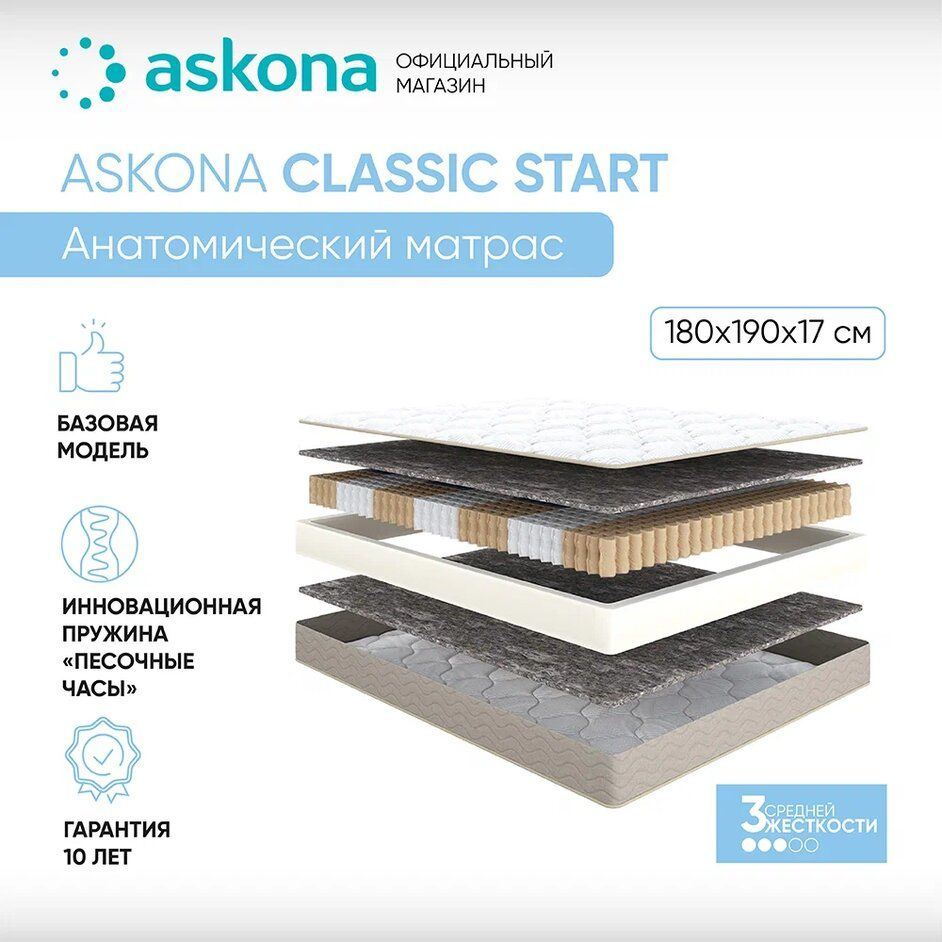 Матрас askona classic start