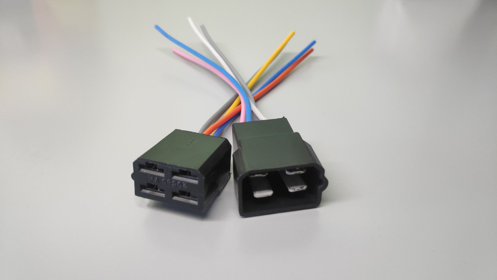 Разъем/колодка 4 контакта с проводами (папа, мама), 27829/1, арт 27830 ...