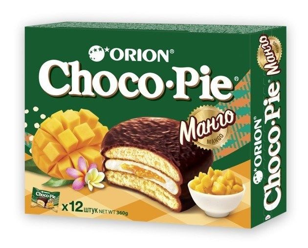 Пирожное Orion Choco Pie, 360г, 6 штук #1