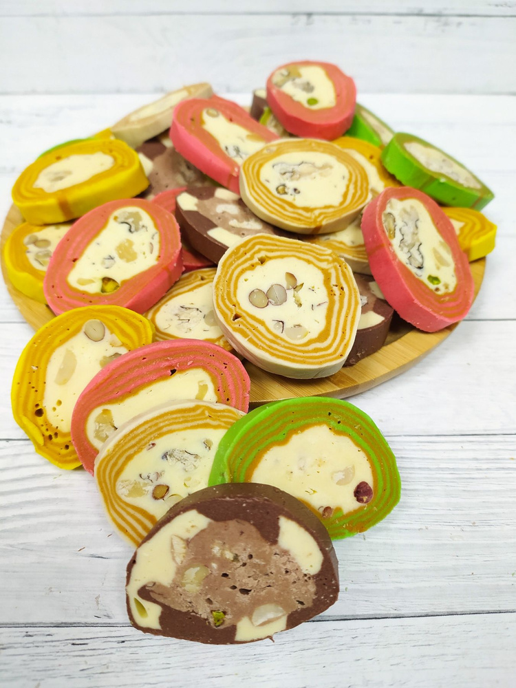 Халва узбекская c орехами Ассорти 1000 гр , 1 кг / Натуральная Халва ...