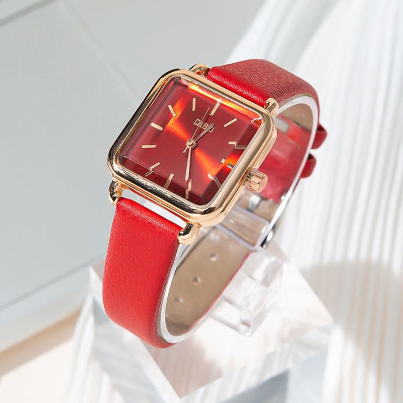 Часы женские / Часы кварцевые / Часы наручные / Квадратные часы - купить с доставкой по выгодным ценам в интернет-магазине OZON (856995766)