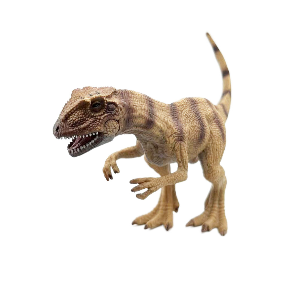Фигурка Детское Время - Аллозавр (с подвижной челюстью, цвета: коричневый, бежевый), серия: Динозавры #1