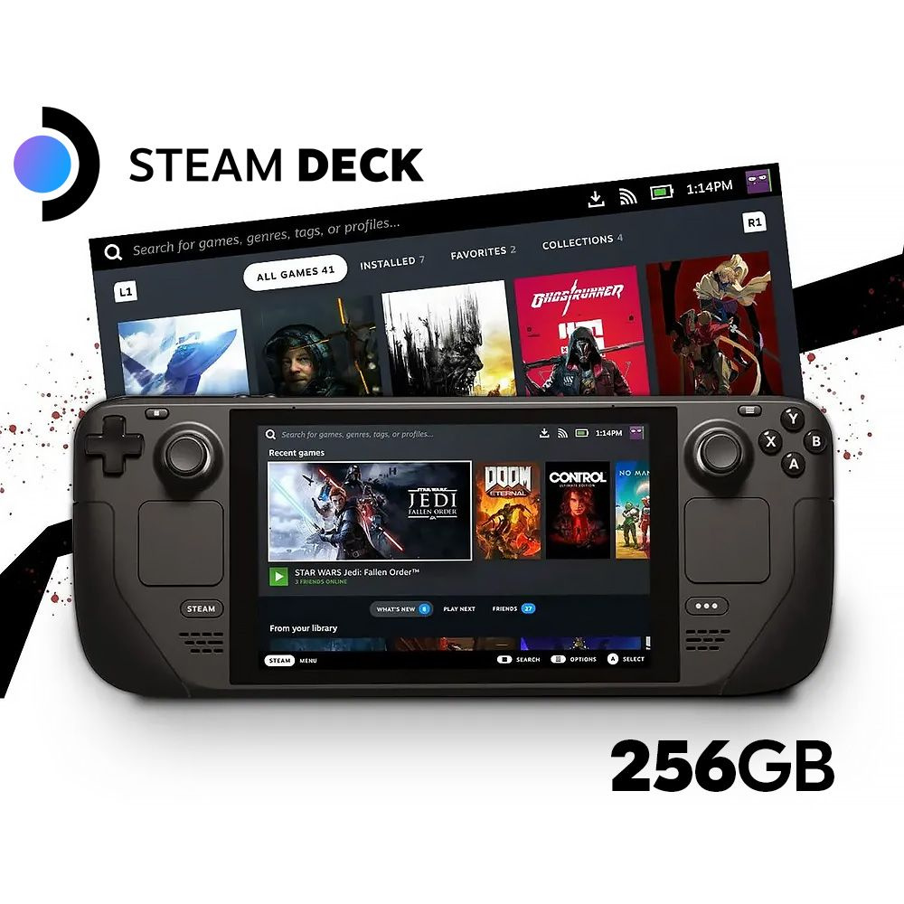 Портативная игровая консоль Valve Steam Deck 256GB