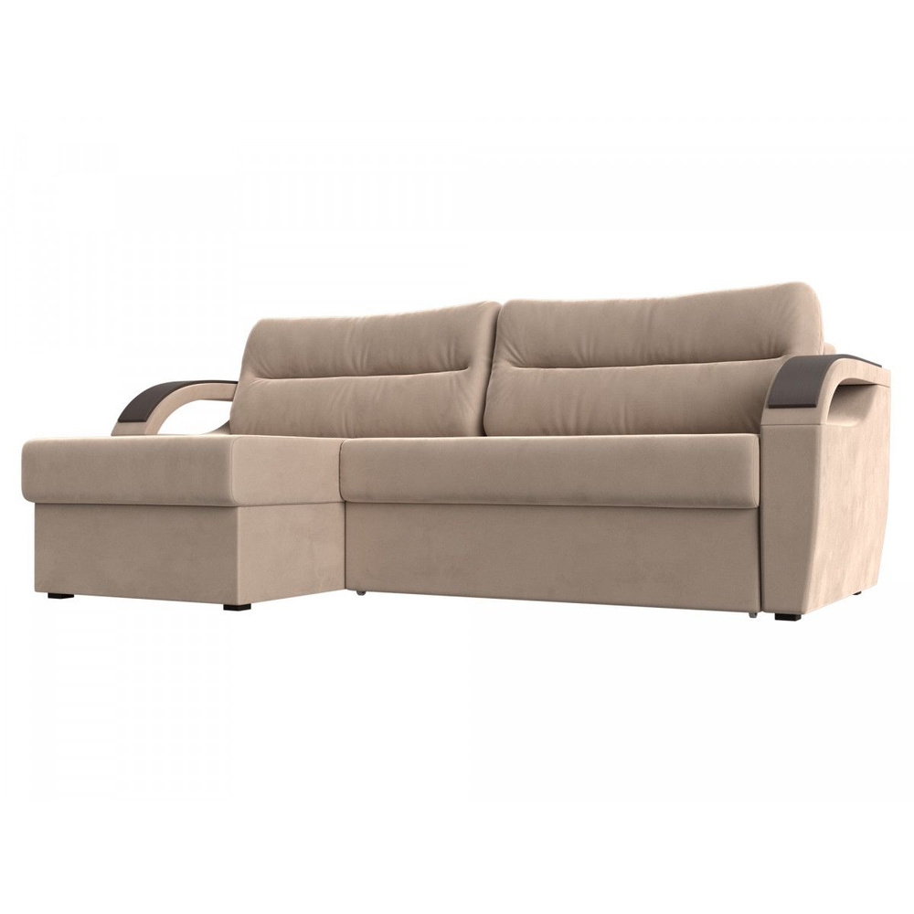 Угловой диван Форсайт левый угол, Велюр, Модель 100771L - купить с доставкой по выгодным ценам в интернет-магазине OZON (1003700952)
