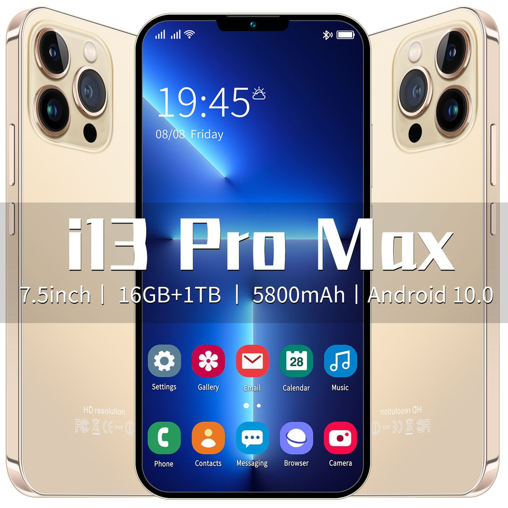 Смартфон телефон i13 Pro Max - купить по выгодной цене в интернет-магазине  OZON (937962996)