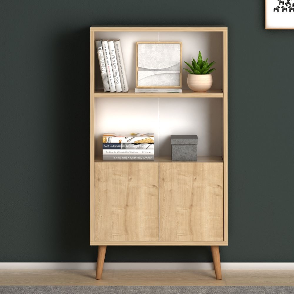 Шкаф книжный IsmatDecor LUCE BOOKCASE_1, 60x24x110 см - купить по выгодной  цене в интернет-магазине OZON (872714640)