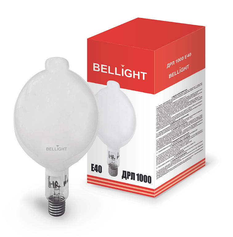 Лампа Bellight ДРЛ 1000Вт Е40 газоразрядная ,1шт купить на OZON по ...