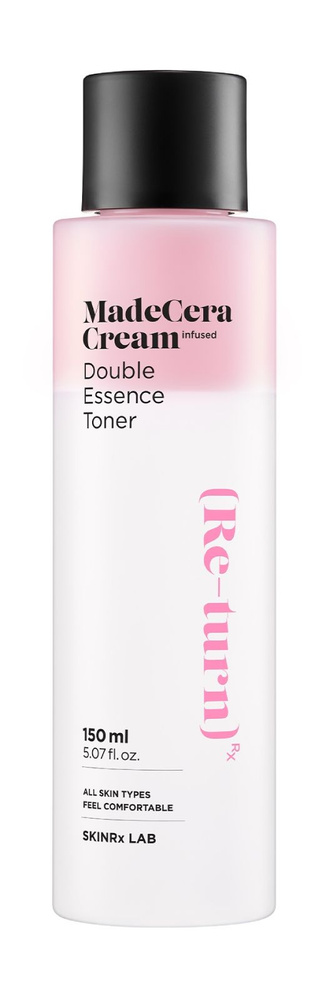 Двухфазный увлажняющий тонер для лица с церамидами / Skinrx Lab MadeCera Cream Double Essence Toner  #1