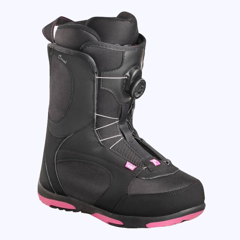 Ботинки для сноуборда HEAD Coral Boa Black Pink купить с доставкой по