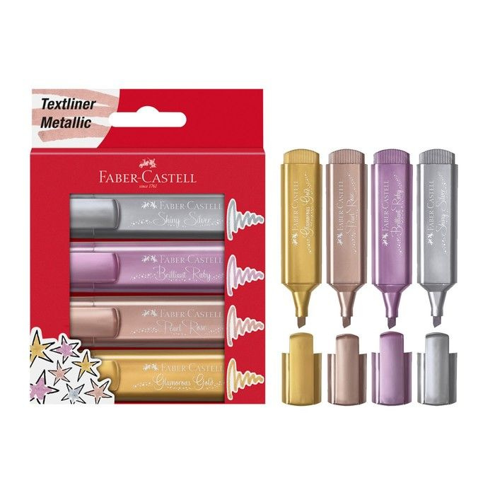 Faber-Castell Текстовыделитель Водный, толщина: 5 мм, 4 шт. #1