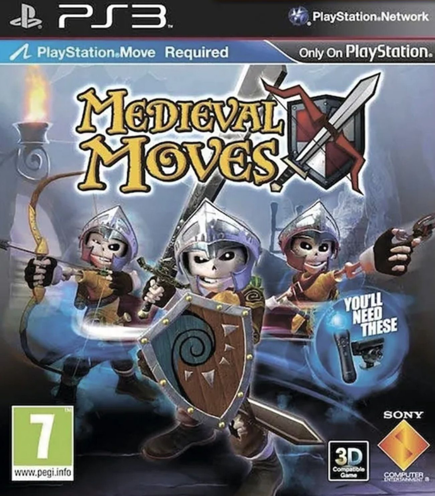 Игра Medieval Moves Боевые Кости для PS3 (PlayStation 3 купить по низкой  цене с доставкой в интернет-магазине OZON (1187859970)