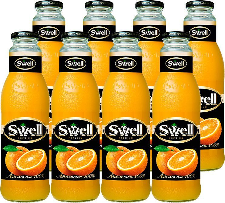 Сок Свелл Апельсин 0.25 л стекло упаковка 8 штук #1