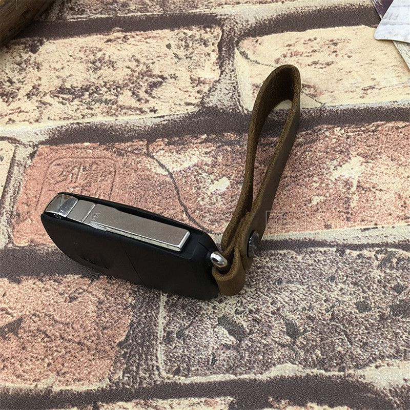 Кожаный брелок для ключей, брелок для автомобильных ключей - купить с ...