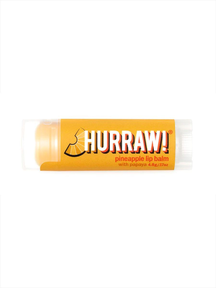 HURRAW! Натуральный бальзам для губ Ананас с папайей Pineapple Lip Balm  #1