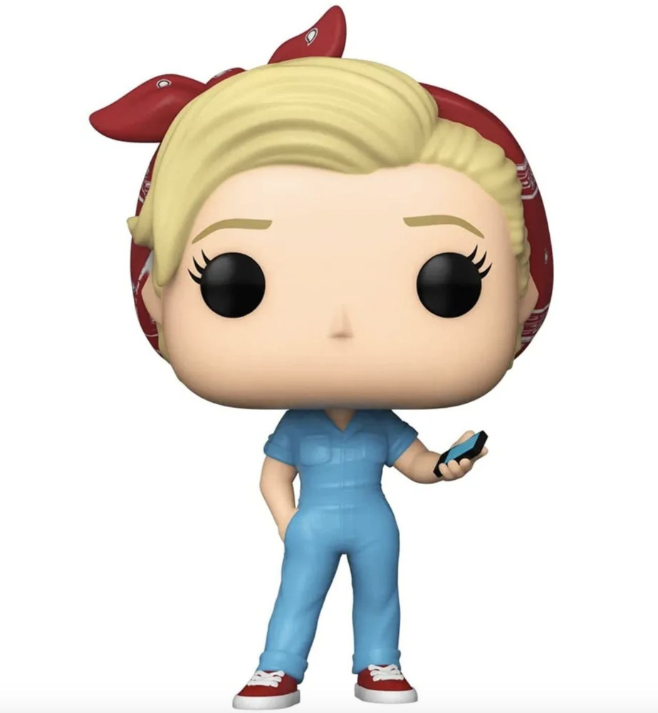 Лесли Ноул Фигурка Funko POP! TV: Лесли Ноуп (Parks & Rec - Leslie the  Riveter) из сериала 