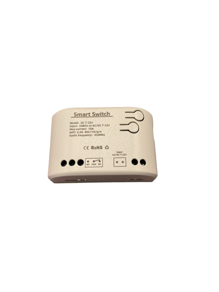 Умное WiFi+433MHZ реле (BOX) 7-32V с сухим контактом для электронных приборов  #1