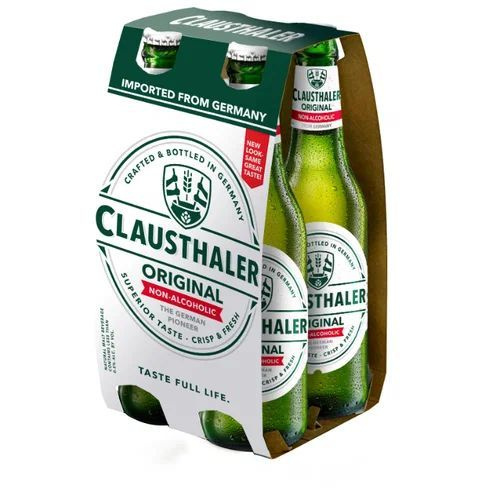 Пиво Clausthaler (Клаусталер) Original, светлое, безалкогольное, 4 шт по 0.33 л  #1