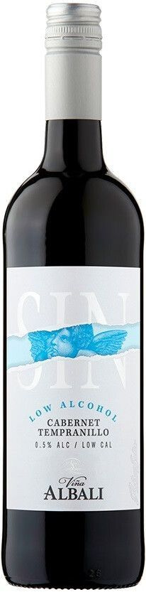 Вино безалкогольное красное, полусухое Албали Каберне Темпранильо, 0,75л. Albali Испания  #1