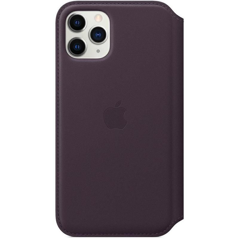 Чехол-книжка Apple Leather Folio для Apple iPhone 11 Pro фиолетовый (MX072ZM/A)  #1