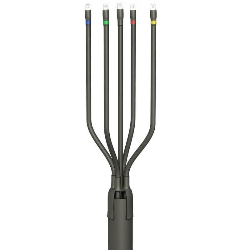 Муфта кабельная концевая универсальная 1кВ 5 ПКВ(Н)Тп-1 (150-240) нг-Ls с наконечниками (пластик/ЭПР #1