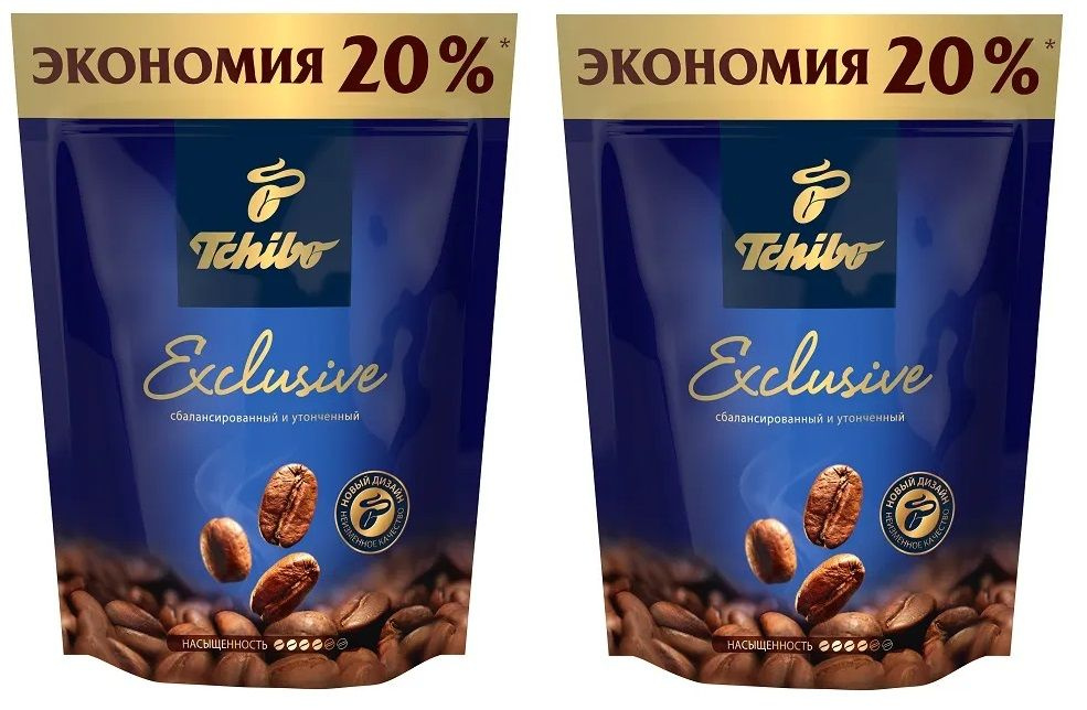 Кофе Tchibo Exclusive растворимый freeze dried, 2х150гр - купить с ...