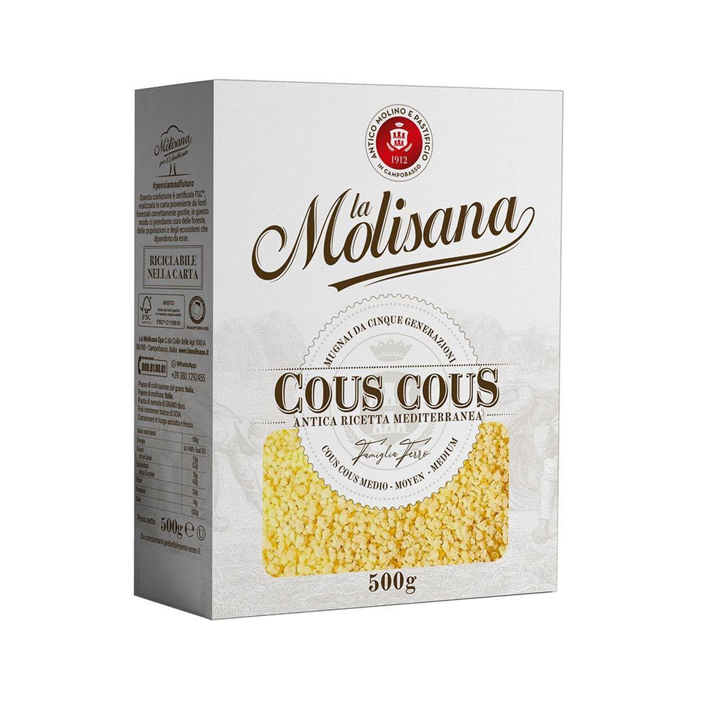 Макаронные изделия La Molisana COUS COUS Кус-кус из твердых сортов пшеницы, 500г  #1