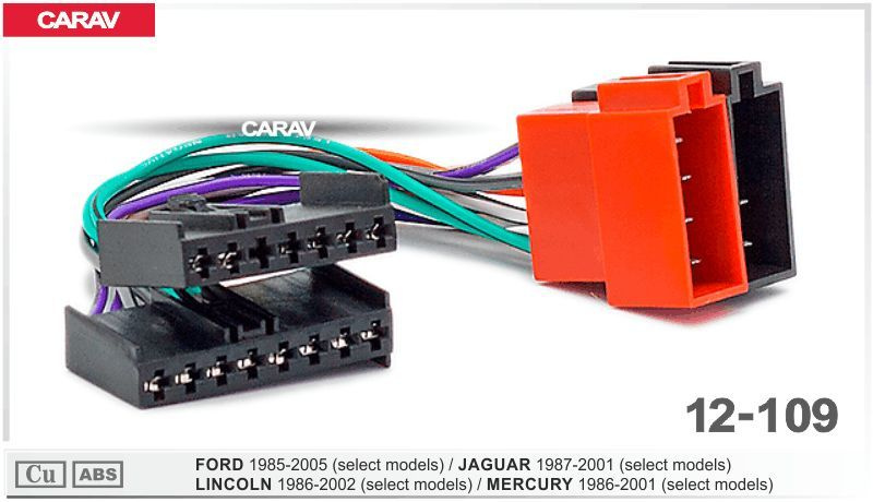 Разъем CARAV 12-109 / ISO - переходник для подключения автомагнитолы ...