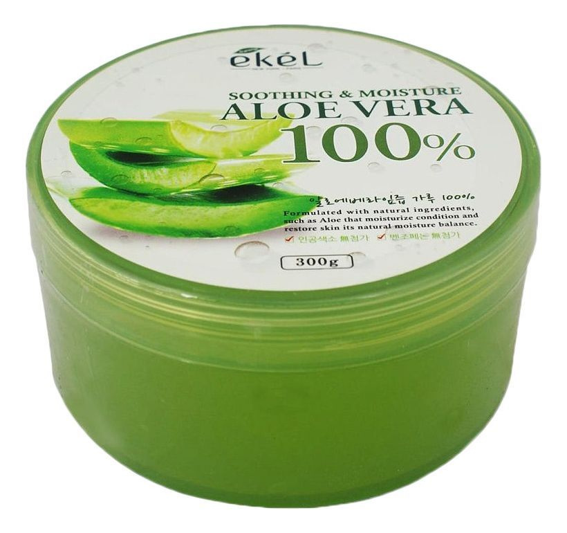 EKEL Soothing & Moisture Aloe Vera 100% Универсальный гель с экстрактом ...