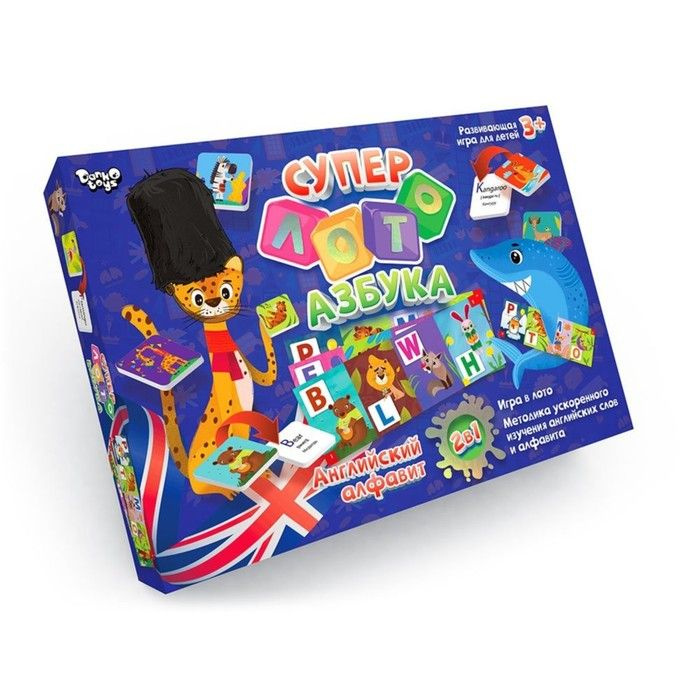 Danko Toys, Развивающее лото для детей "Супер Лото Азбука" #1