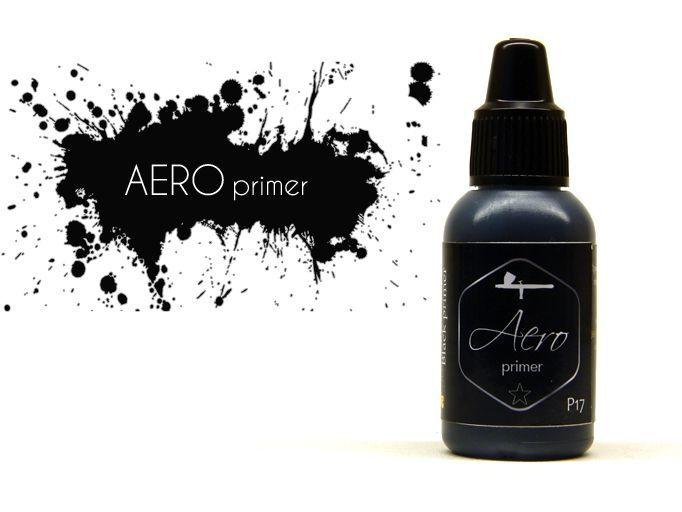 Pacific88 Primer for airbrush, Грунтовка для аэрографа черная, 18 мл #1