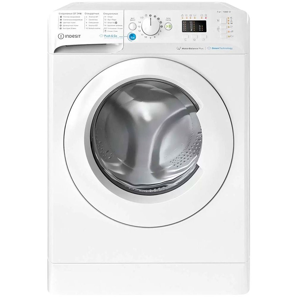 Стиральная машина Indesit BWSA 71052X WWV RU, белый - купить по выгодной  цене в интернет-магазине OZON (931010282)