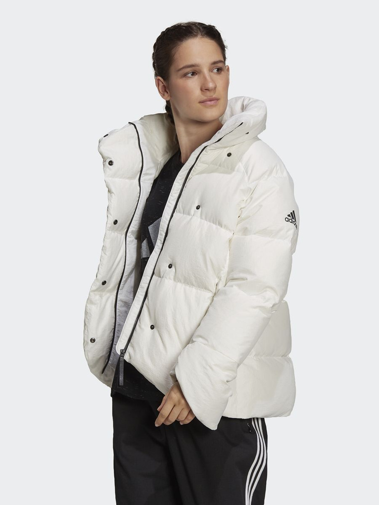 Adidas down jacket clearance white