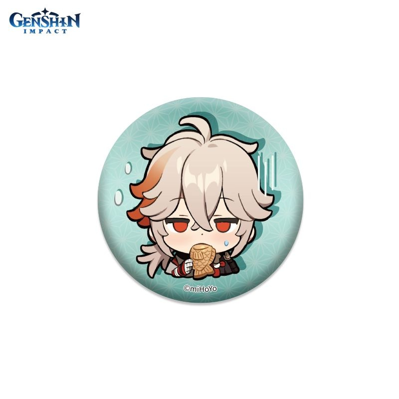 Значок Chibi Expressions Character Can Badge Kaedehara Kazuha 6974696612424 #1