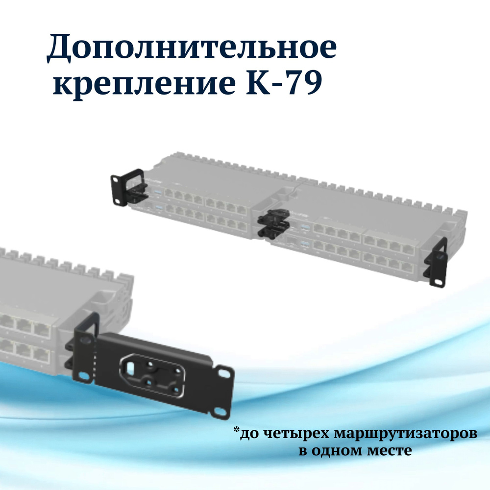 Набор для монтажа RB5009 в стойку Mikrotik K-79 #1