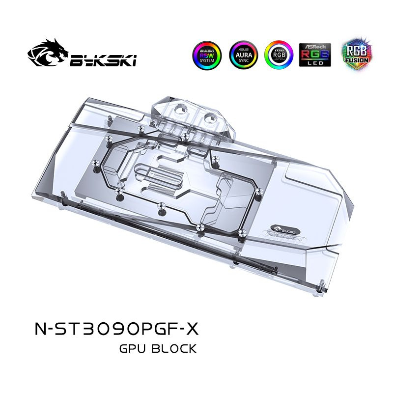 Блок водяного охлаждения Bykski GPU для ZOTAC Geforce RTX 3090/3080 10 ...