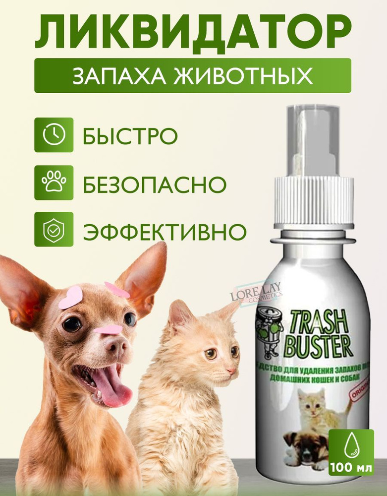 ЭКО-Нейтрализатор запаха мочи животных Trash Buster (Трэш Бастер) от  Interflo / Устранитель запахов собак и кошек / Готовый раствор 100 мл -  купить с доставкой по выгодным ценам в интернет-магазине OZON (959236253)