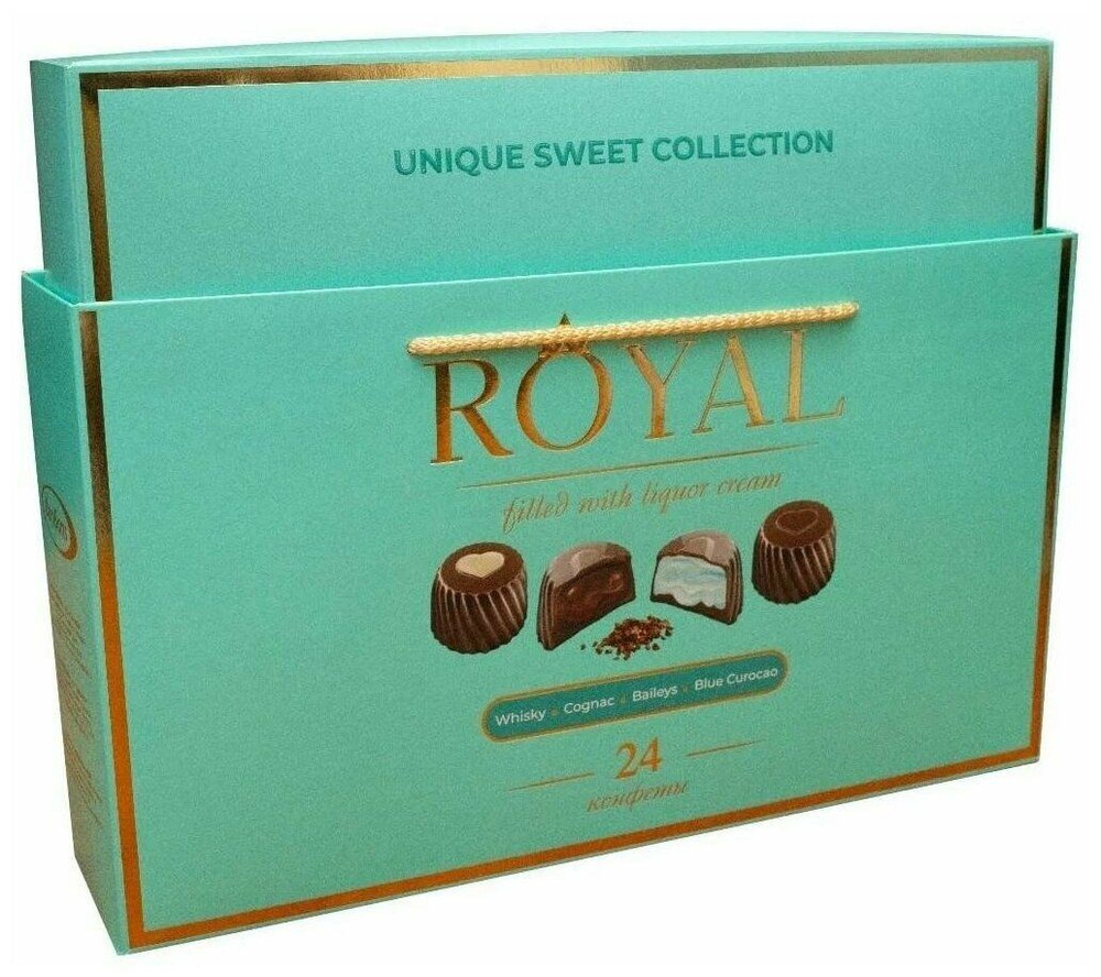 Royal Collection Набор конфет бирюзовая ,370г - купить с доставкой по ...