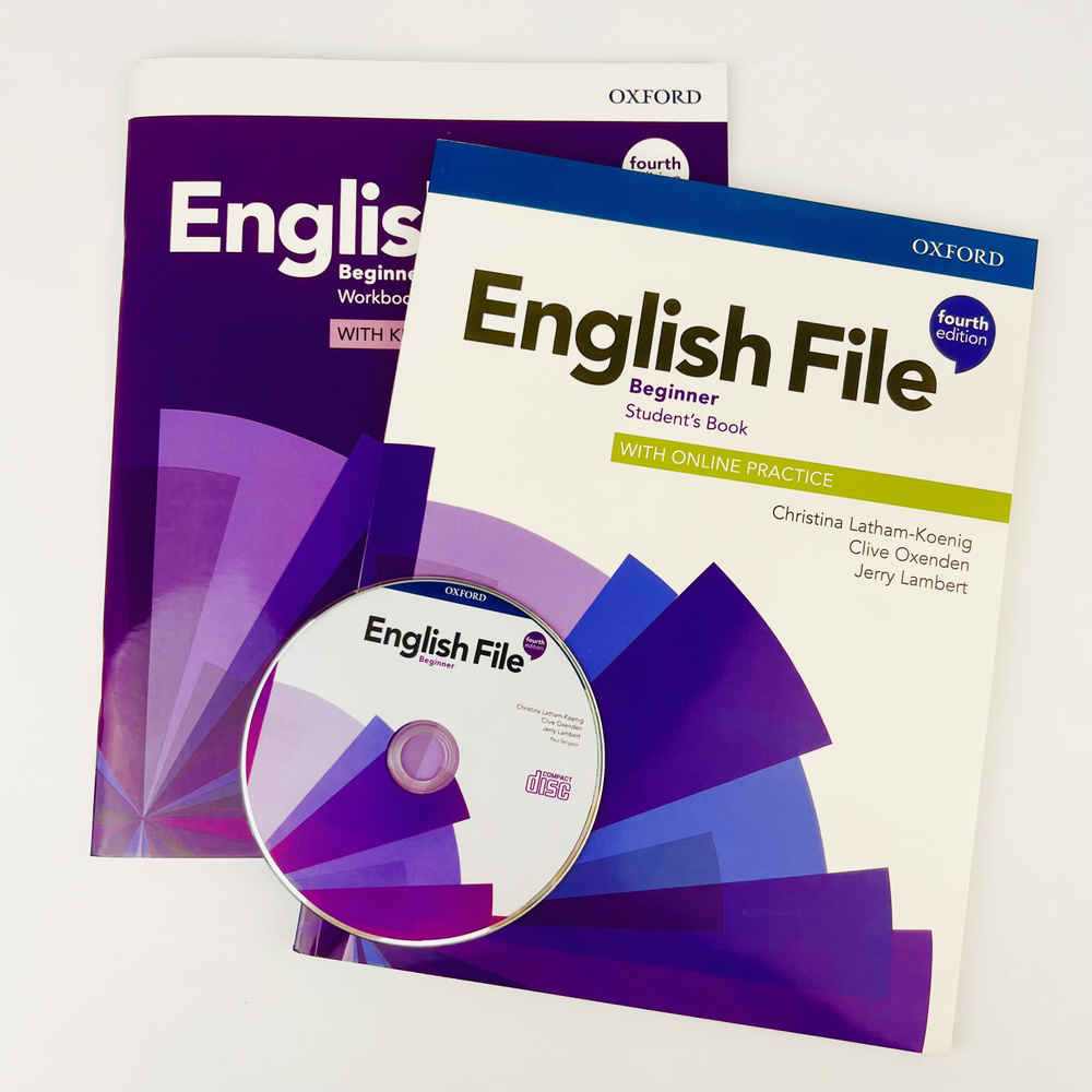 English File beginner 4th edition.ПОЛНЫЙ КОМПЛЕКТ: Учебник+Тетрадь+CD диск  | Latham-Koening Christina - купить с доставкой по выгодным ценам в  интернет-магазине OZON (976039141)