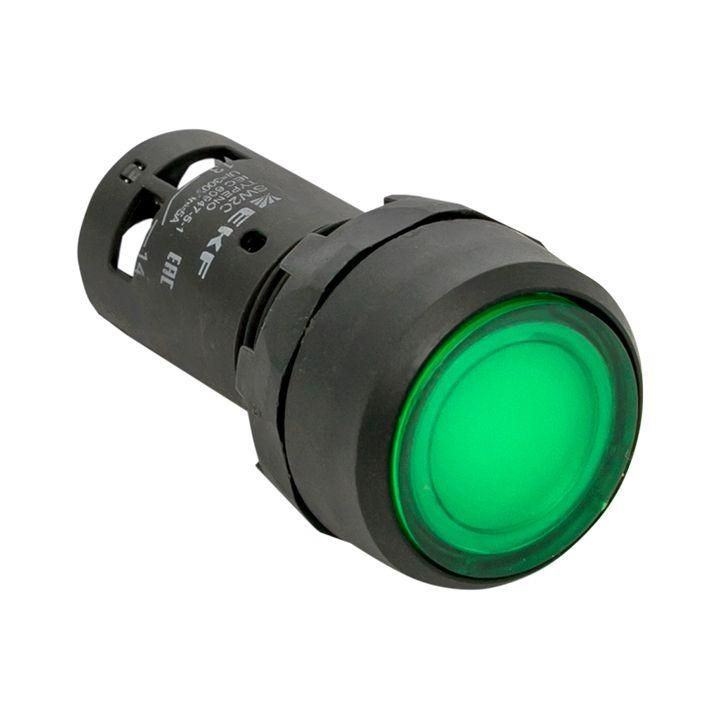 Кнопка SW2C-10D с подсветкой зел. NO EKF sw2c-md-g #1
