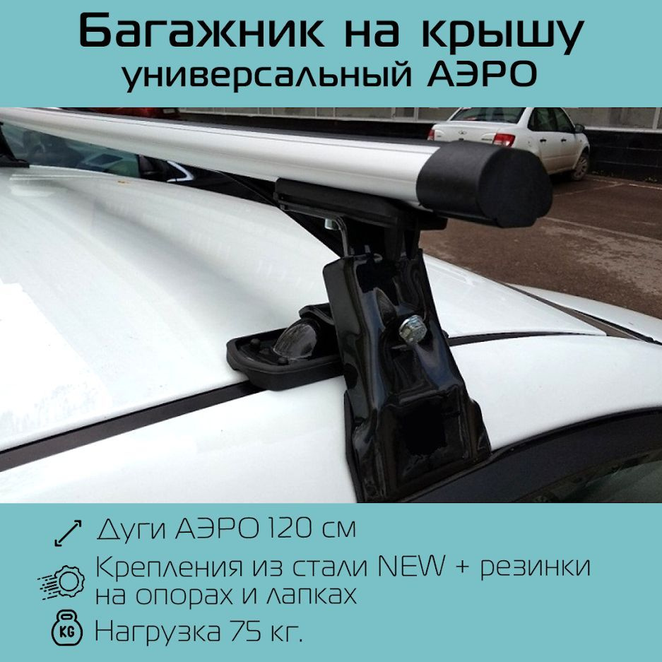 Комплект багажника Thule WingBar. Аэродинамический багажник на гладкую крышу - Характеристики