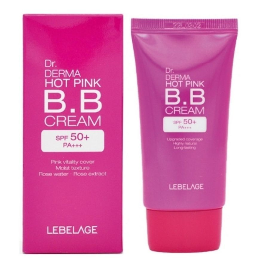 Lebelage BB-крем увлажняющий с экстрактом розы / Dr. Derma Hot Pink BB ...