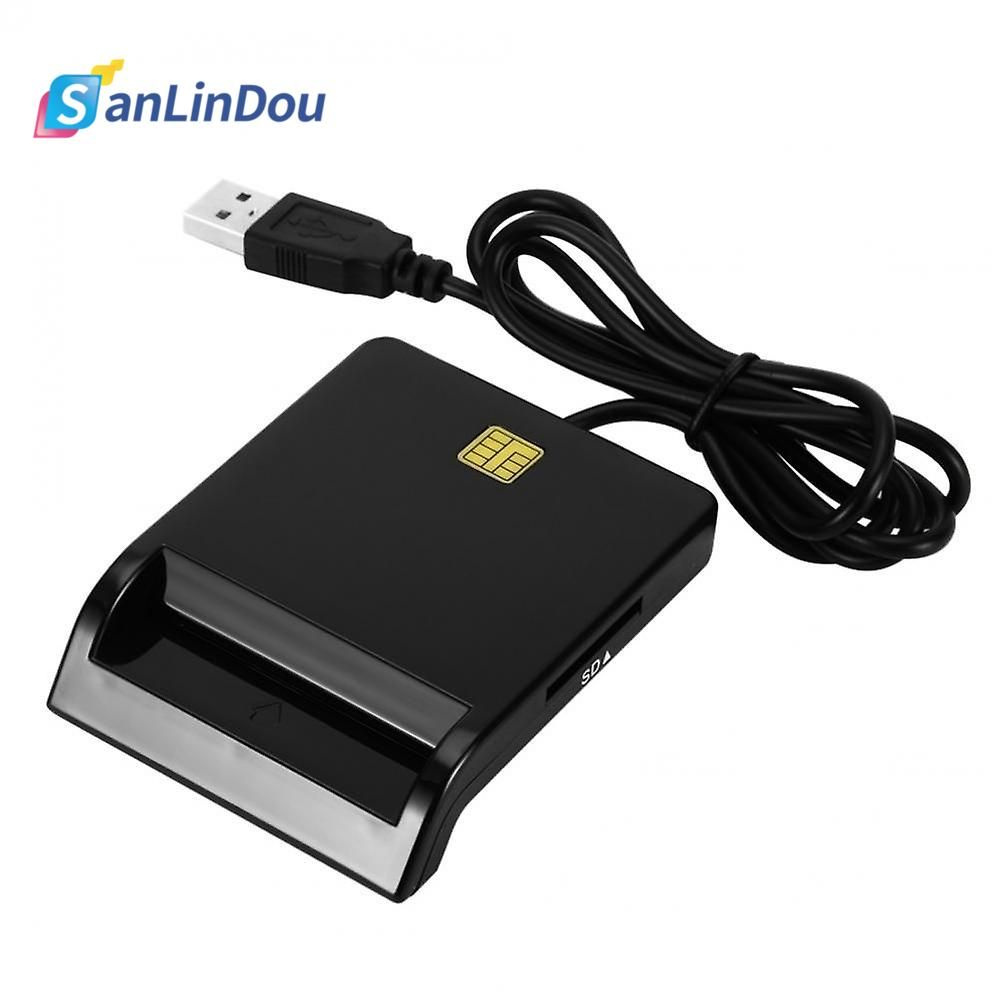 USB SIM смарт-считыватель для банковских карт IC/ID EMV SD TF MMC ...